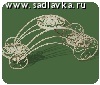 WK081129белая Подставка трехуровневая плоская карета